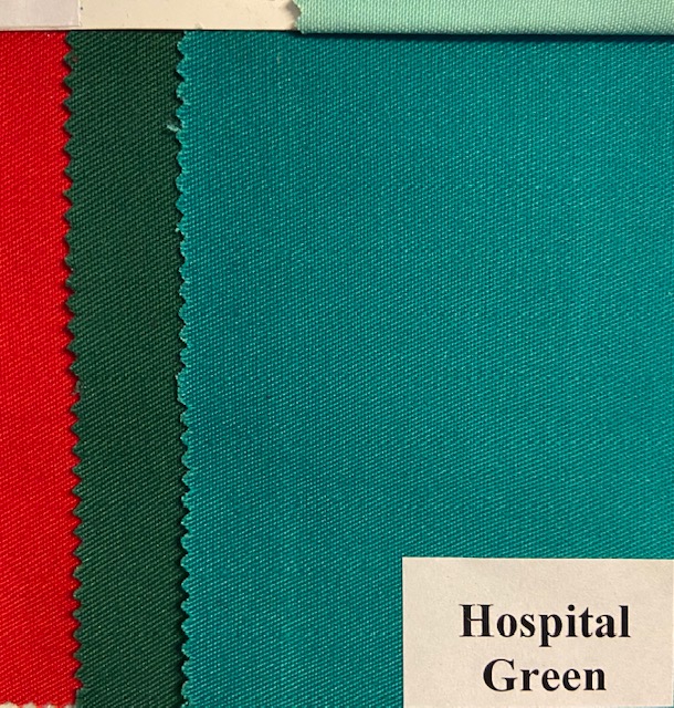 Audums MEDICAL, Hospital Green. Bl.195g/m², pl.150cm. Cena norādīta ar PVN par rulli - 80m