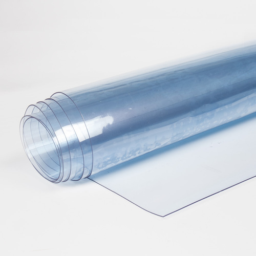 Caurspīdīga PVC plēve 0.5mm, bl.625g/m², pl.140cm. Cena par m2 ar PVN. 
