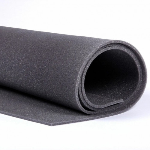 Porolons 5 mm, melns, bl.22 kg/m3, izm.1200x2000mm. Cena par gab ar PVN. Bezmaksas piegāde